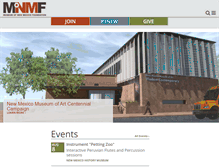 Tablet Screenshot of museumfoundation.org